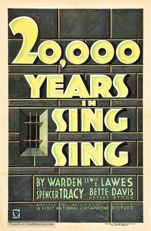 20,000 Years in Sing Sing - Movie Poster