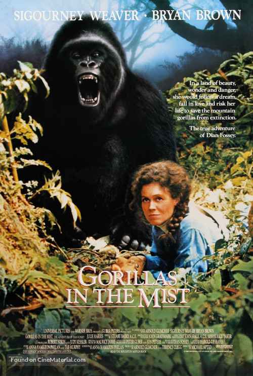 Gorillas in the Mist: The Story of Dian Fossey - Movie Poster