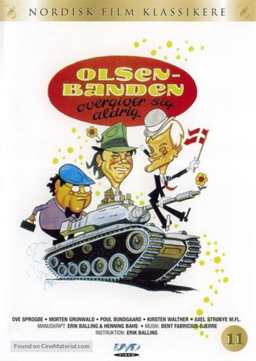 Olsen-banden overgiver sig aldrig - Danish DVD movie cover