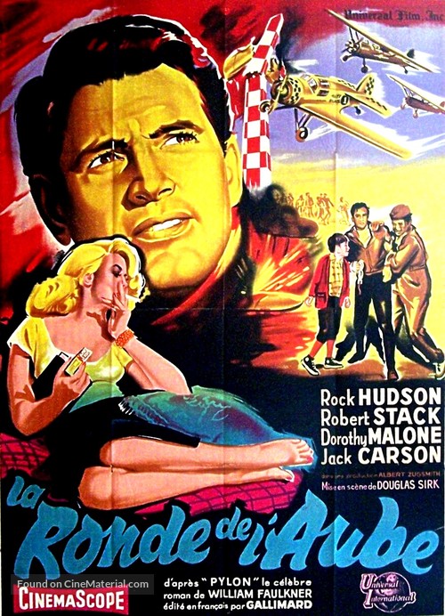 The Tarnished Angels - French Movie Poster