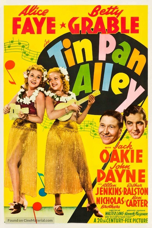 Tin Pan Alley - Movie Poster