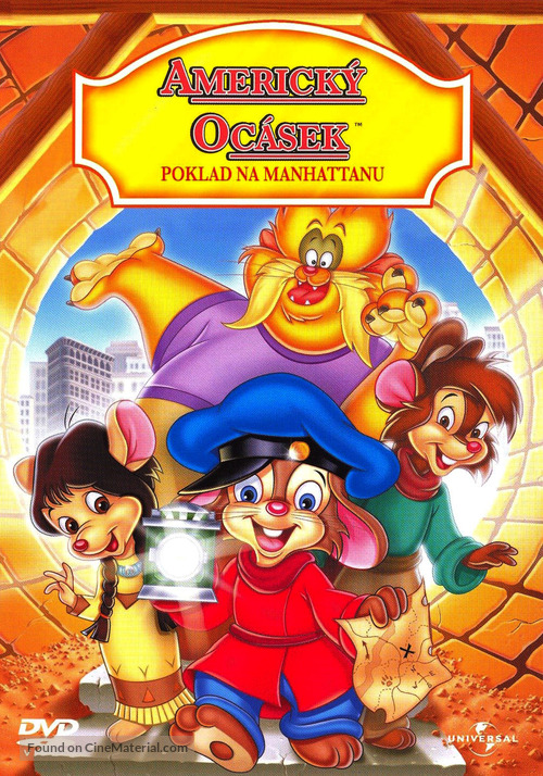 An American Tail: The Treasure of Manhattan Island - Czech Movie Cover