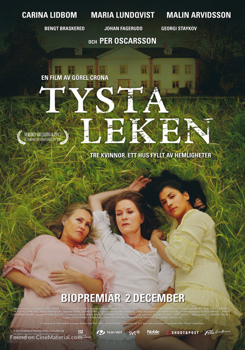 Tysta leken - Swedish Movie Poster