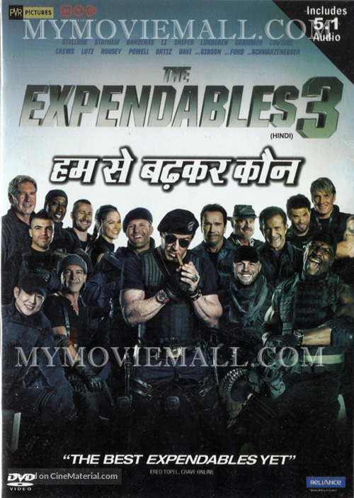 The Expendables 3 - Indian Movie Cover