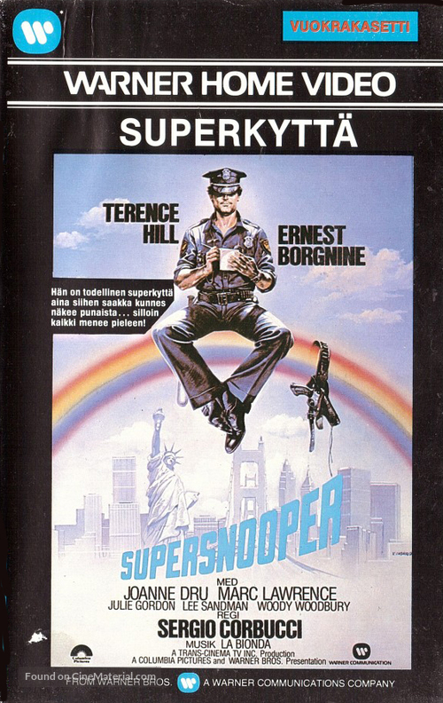 Poliziotto superpi&ugrave; - Finnish VHS movie cover