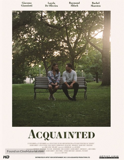 Acquainted - Canadian Movie Poster