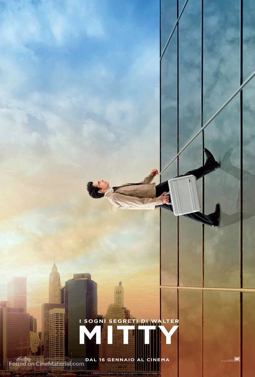 The Secret Life of Walter Mitty - Italian Movie Poster