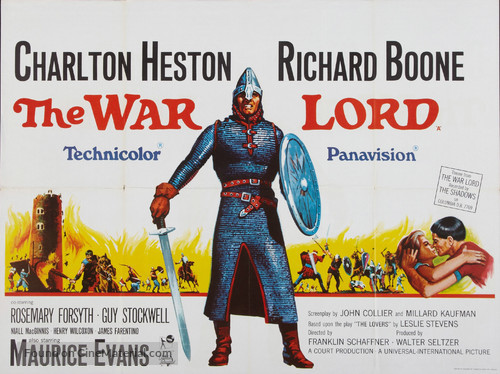 The War Lord - British Movie Poster