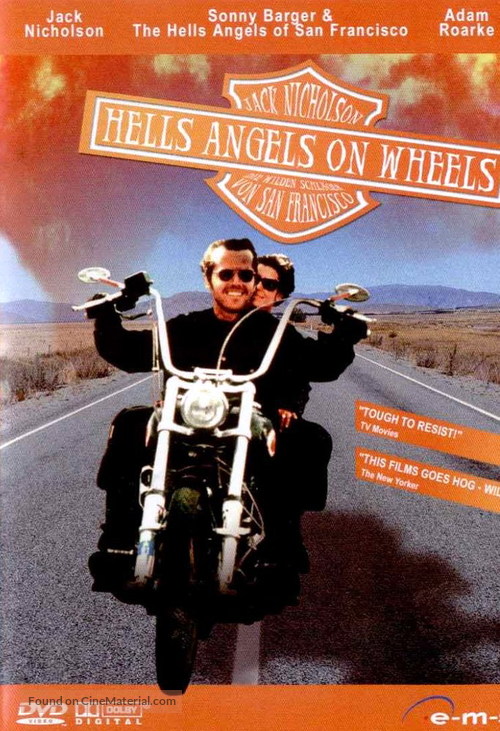 Hells Angels on Wheels - German DVD movie cover