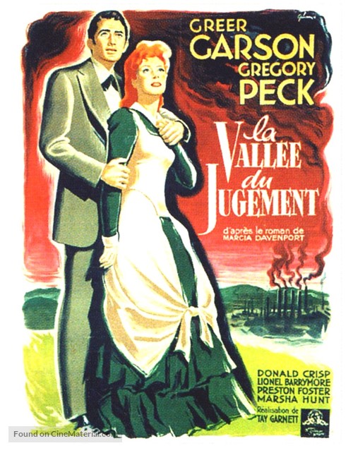 The Valley of Decision - French Movie Poster