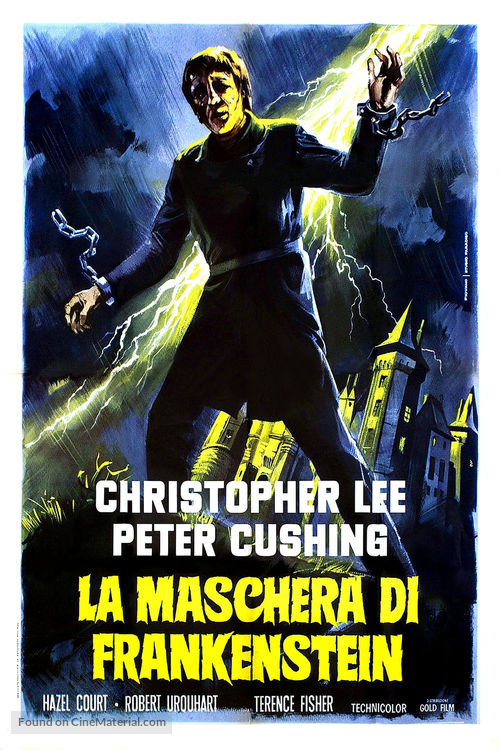 The Curse of Frankenstein - Italian Movie Poster