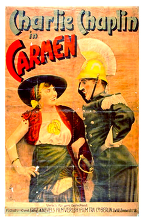 Burlesque on Carmen - German Movie Poster