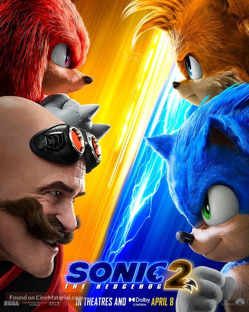 Sonic the Hedgehog 2 - Movie Poster