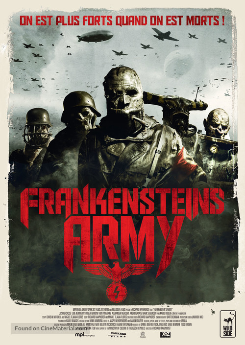 Frankenstein&#039;s Army - French DVD movie cover
