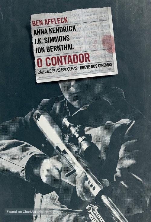 The Accountant - Brazilian Movie Poster