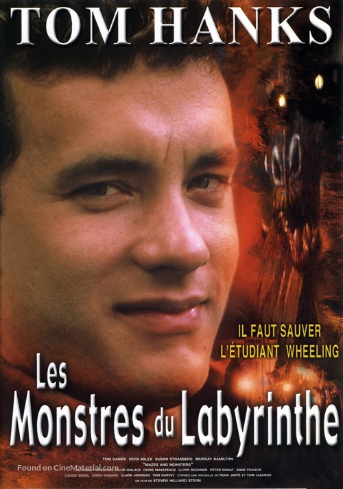 Mazes And Monsters - French DVD movie cover