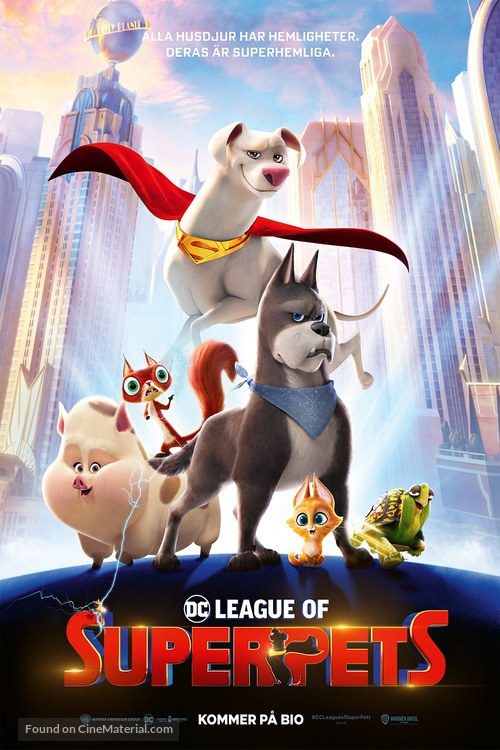 DC League of Super-Pets - Swedish Movie Poster