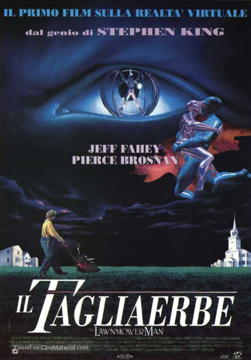 The Lawnmower Man - Italian Movie Poster