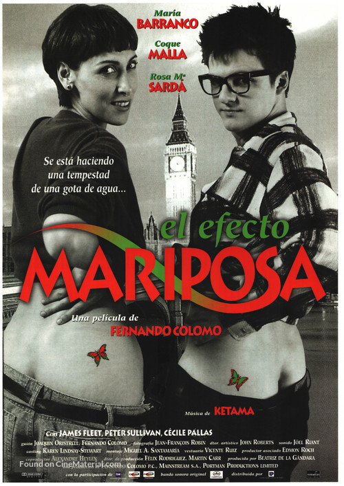 Efecto mariposa, El - Spanish Movie Poster