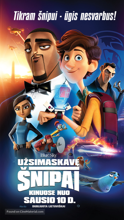Spies in Disguise - Lithuanian Movie Poster