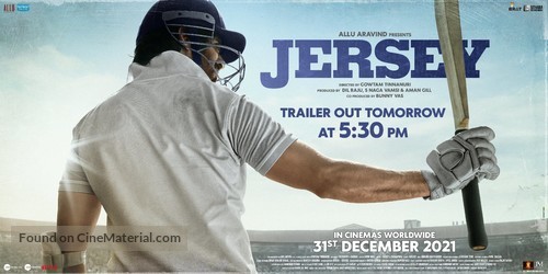 Jersey - Indian Movie Poster