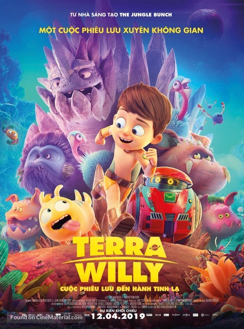 Terra Willy: La plan&egrave;te inconnue - Vietnamese Movie Poster
