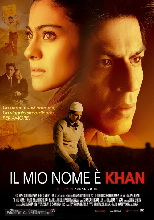 My Name Is Khan - Italian Movie Poster