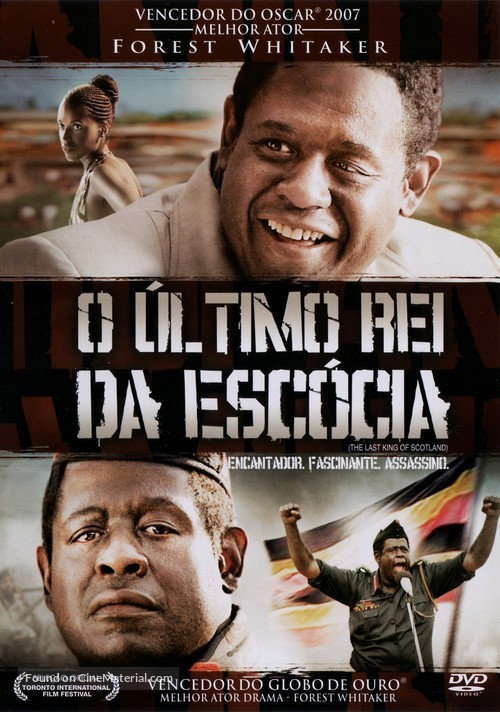 The Last King of Scotland - Brazilian DVD movie cover