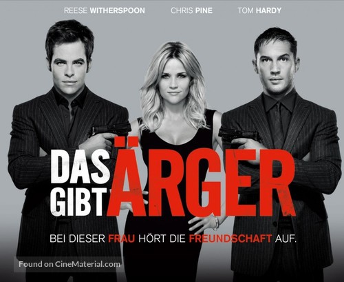 This Means War - German Movie Poster