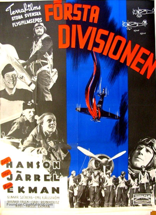 F&ouml;rsta divisionen - Swedish Movie Poster