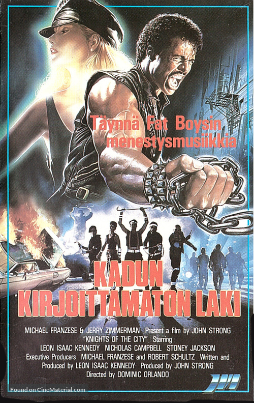 Knights of the City - Finnish VHS movie cover