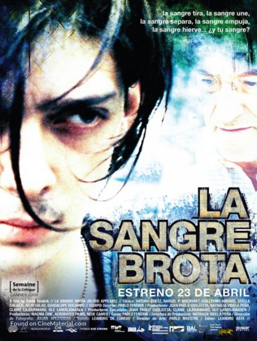 La sangre brota - Argentinian Movie Poster