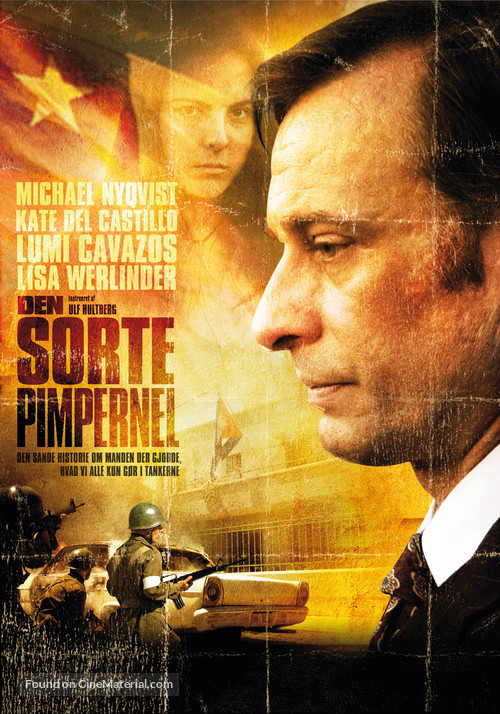 The Black Pimpernel - Danish Movie Poster