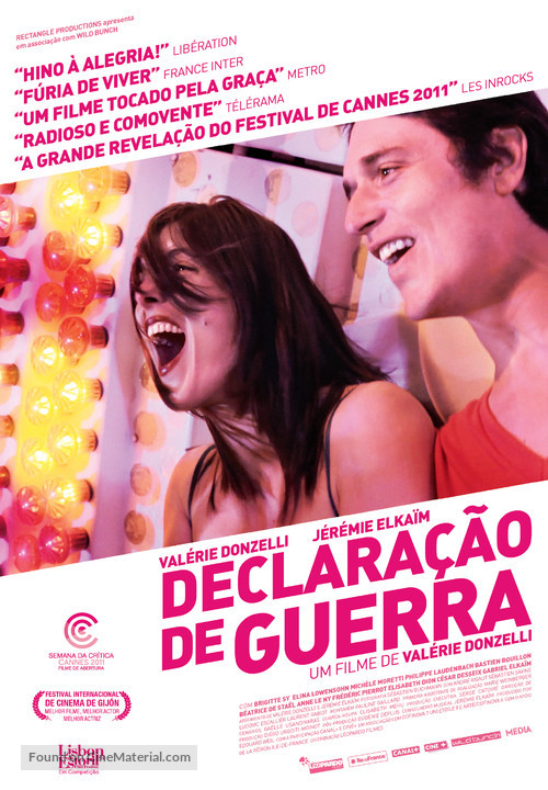 La guerre est d&eacute;clar&eacute;e - Portuguese Movie Poster