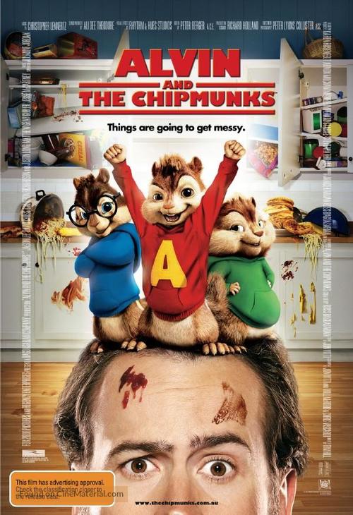 Alvin and the Chipmunks - Australian Movie Poster