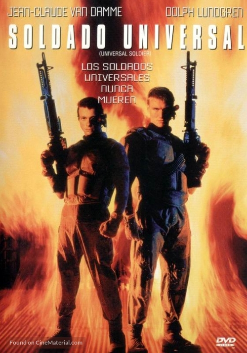 Universal Soldier - Spanish VHS movie cover