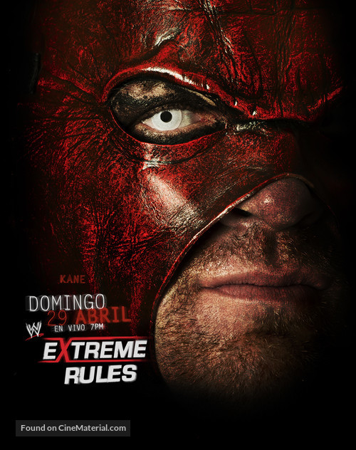 WWE Extreme Rules - Brazilian Movie Poster