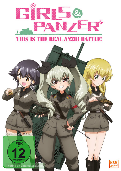 Girls und Panzer: Kore ga Hont&ocirc; no Antsio-sen desu! - German Movie Cover