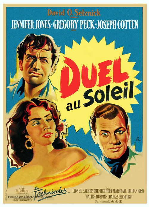 Duel in the Sun - French Movie Poster