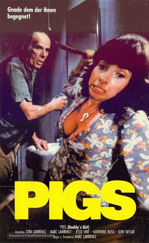 Daddy&#039;s Deadly Darling - German VHS movie cover