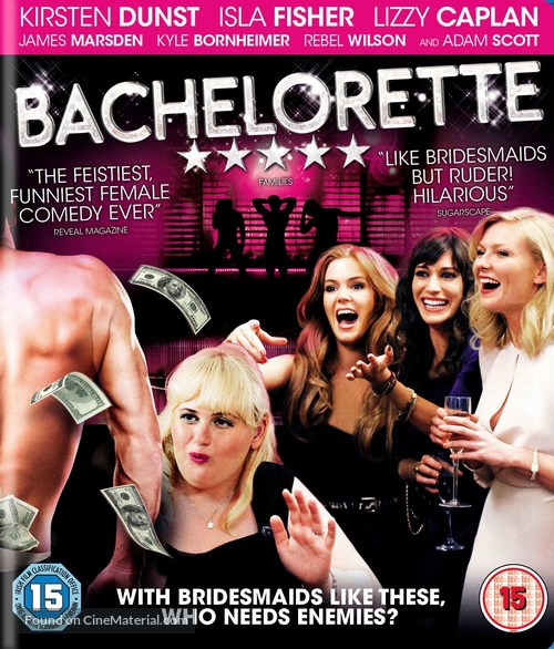 Bachelorette - British Blu-Ray movie cover