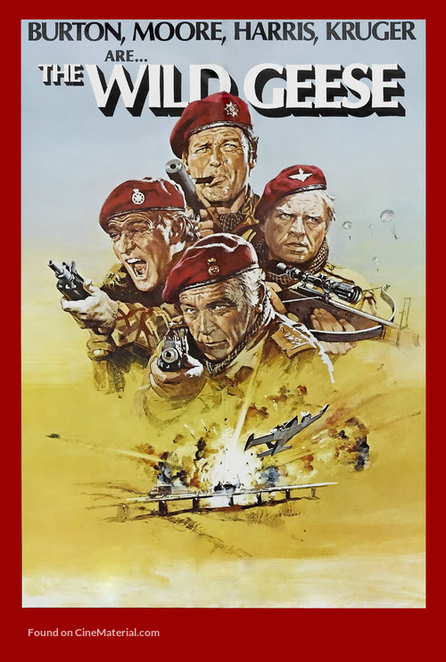 The Wild Geese - British Movie Poster