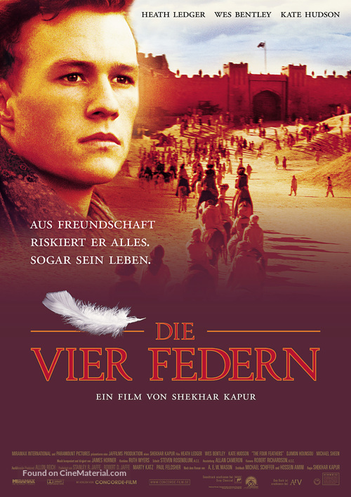 The Four Feathers - German Movie Poster