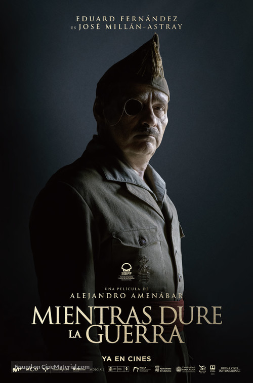 Mientras dure la guerra - Spanish Movie Poster