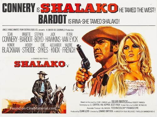 Shalako - British Movie Poster