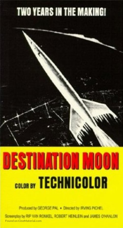 Destination Moon - VHS movie cover