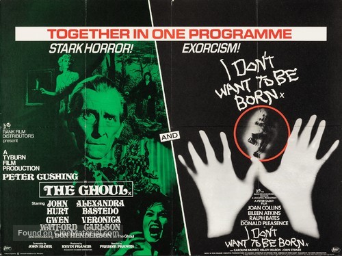 The Ghoul - British Combo movie poster