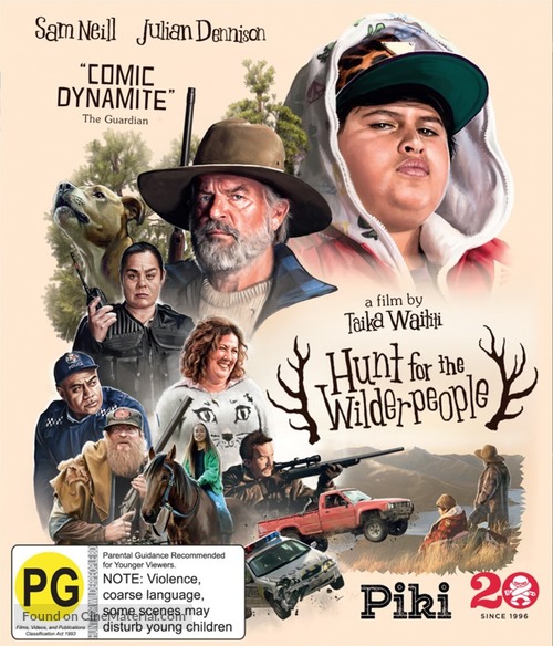 Hunt for the Wilderpeople - New Zealand Blu-Ray movie cover