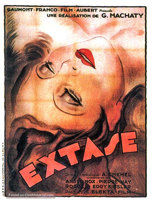 Ekstase - French Movie Poster