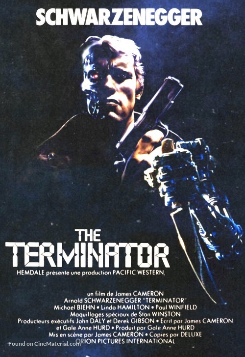 The Terminator - French Movie Poster